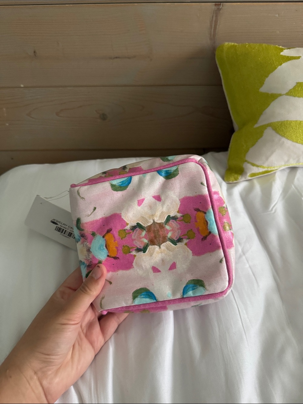 Laura Park Pink Floral Cosmetic Bag - Picture 9 of 10